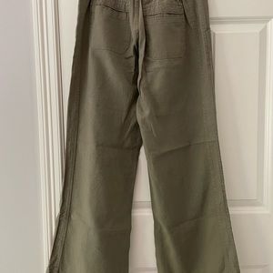 Womens linen wide leg pant size small